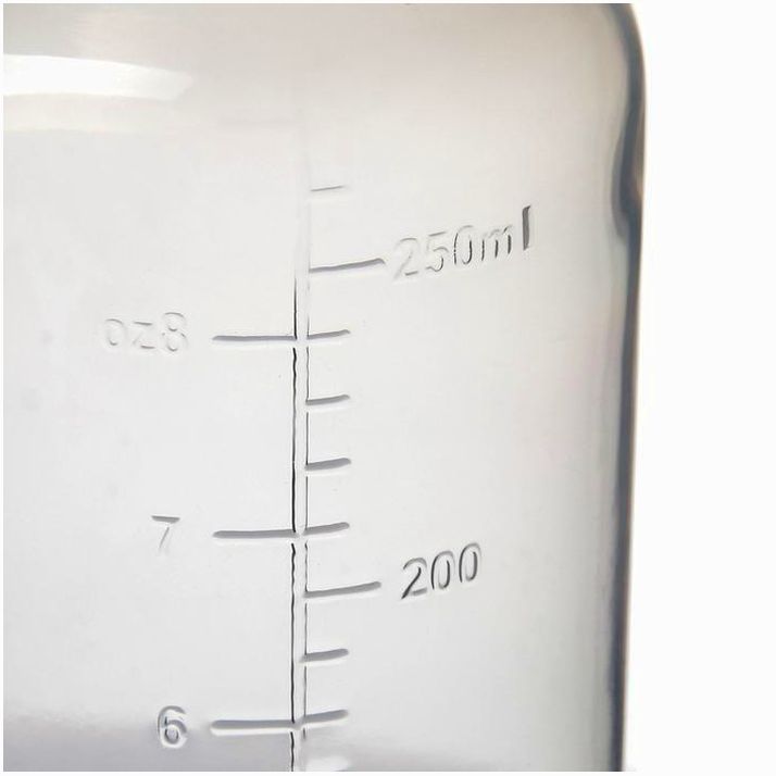 Картинка Бутылочка для кормления, классическое горло, 250 мл., от 3 мес., цилиндр, цвет розовый (№9291668) от магазина Мир детей Товары для Новорожденных