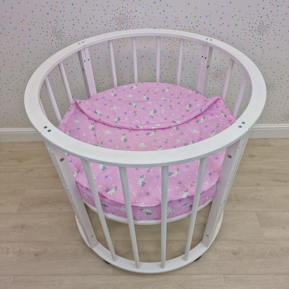 Картинка Одеяло круглое (бязь) (синтепон 150 гр/кв.м) (№219о-К-1) цвета в ассортименте от магазина Мир детей Товары для Новорожденных