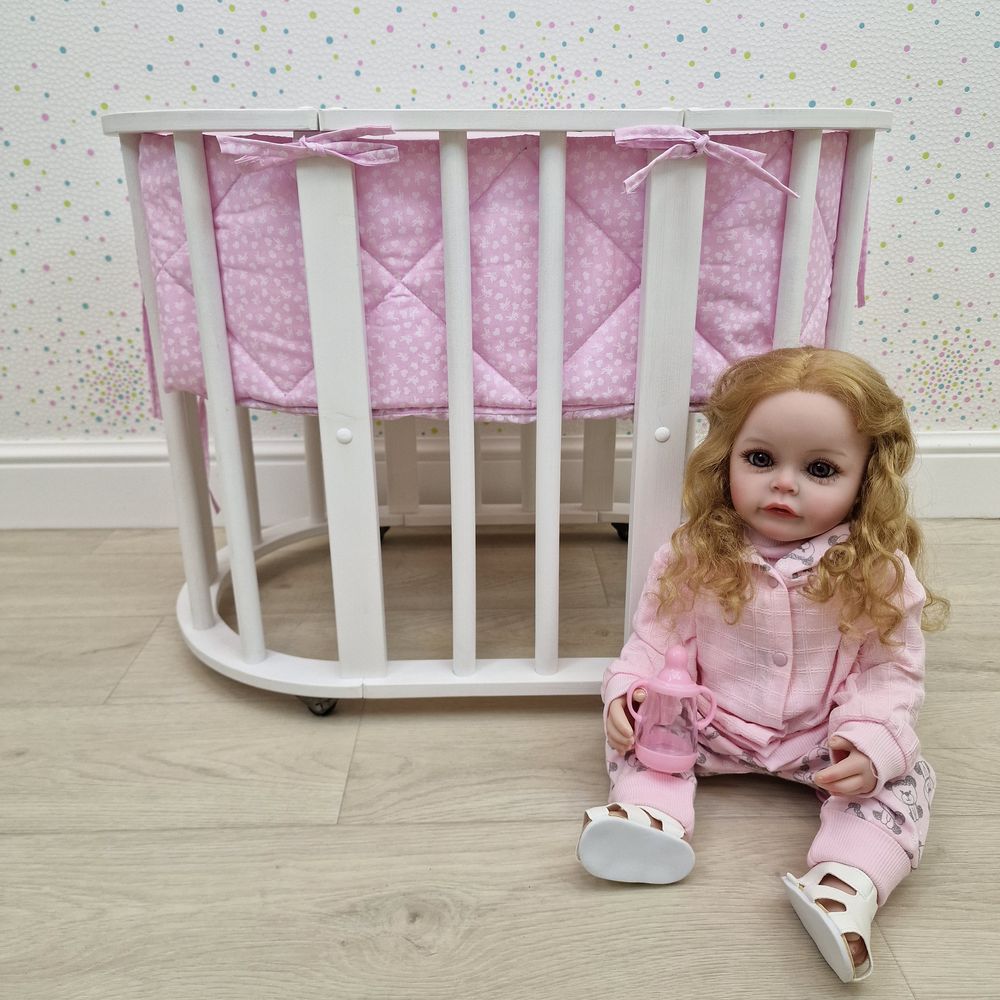 Пеленка для новорожденного с кружевами (бязь) артикул анонс КуклКПБ5_23