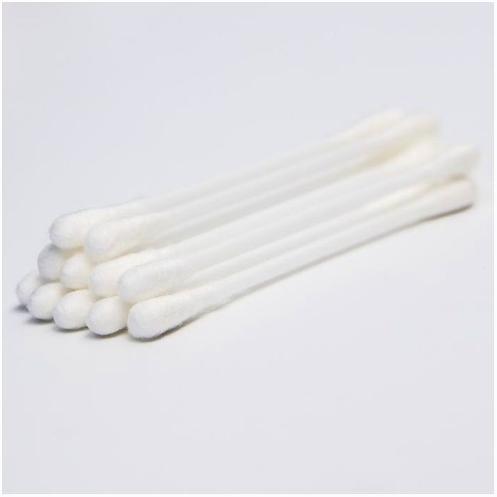 № 5469806 Ватные палочки, стакан 200 шт., пластик, цвет белый