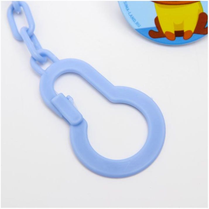 Картинка Держатель для соски - пустышки  «ТРЕНД. Собачки», на цепочке, виды МИКС (№4733691) от магазина Мир детей Товары для Новорожденных