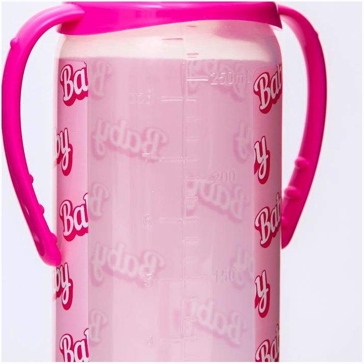 Картинка Бутылочка для кормления Baby, классическое горло, от 0 мес, 250 мл., цилиндр, с ручками (№5399844) от магазина Мир детей Товары для Новорожденных