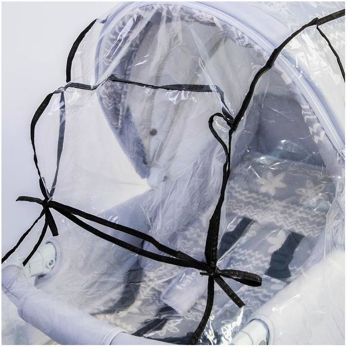 № 4940755 Дождевик на коляску люльку, ПВД кристалл