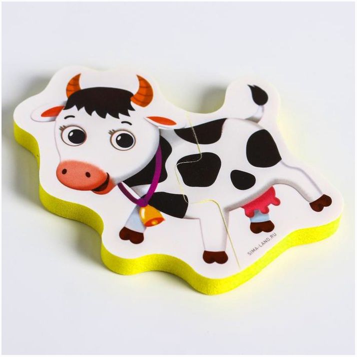 Картинка МАКСИ - пазлы для ванны "Домашние животные", Крошка Я (№5302617) от магазина Мир детей Товары для Новорожденных