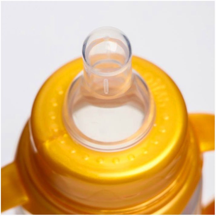 Картинка Бутылочка для кормления Lux bottle, 250 мл цилиндр, с ручками (№5399849) от магазина Мир детей Товары для Новорожденных