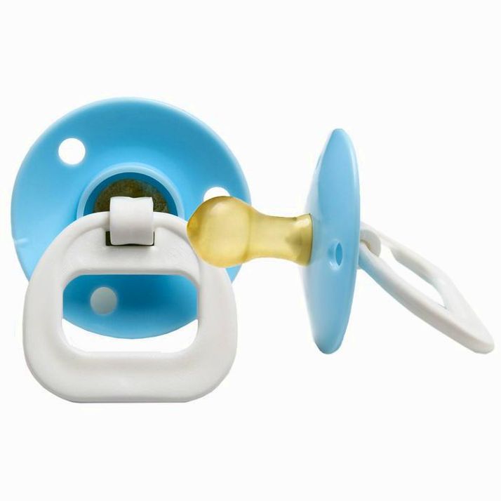 Картинка Соска - пустышка ортодонтическая, латекс, +0мес., цвет МИКС (№9223778) от магазина Мир детей Товары для Новорожденных