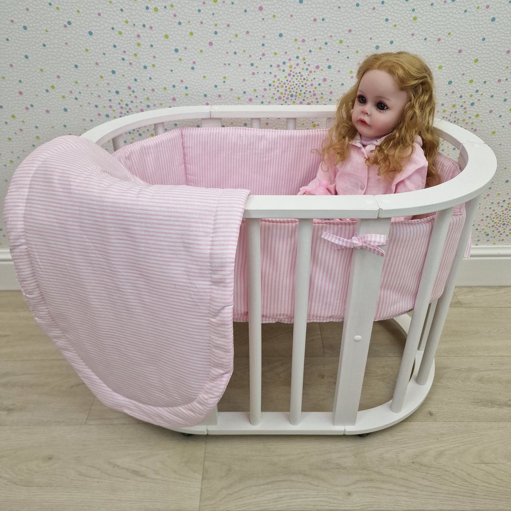 Пеленка для новорожденного с кружевами (бязь) артикул анонс КуклКПБ6_23