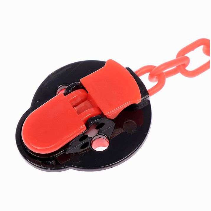 Картинка Держатель для пустышки «Божья коровка», на цепочке, цвет красный (№2932013) от магазина Мир детей Товары для Новорожденных