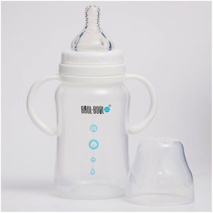 № 5073680 Бутылочка, широкое горло, ULTRA MED +, с ручками, 270 мл., +0 мес., медленный поток