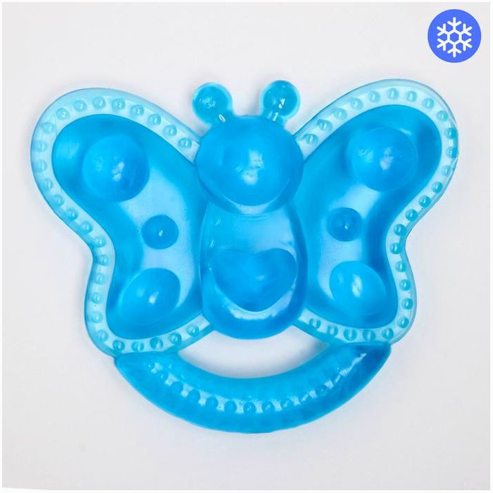 Прорезыватель охлаждающий «Бабочка», цвет МИКС, Крошка Я артикул анонс 4301021