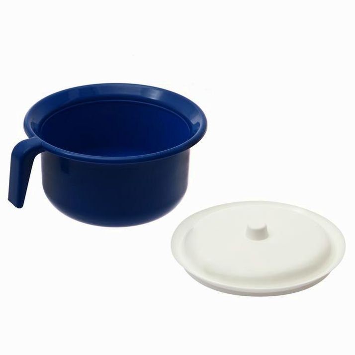 Картинка Горшок детский с крышкой, синий, 1900 мл (№2384572) от магазина Мир детей Товары для Новорожденных