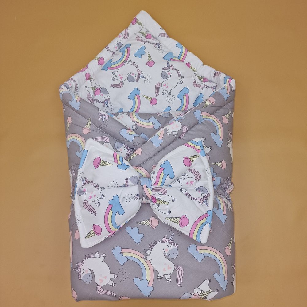 Комплект на выписку 2 пр: одеяло+бант-подушка (бязь) артикул анонс 1872б-0-1_м_34