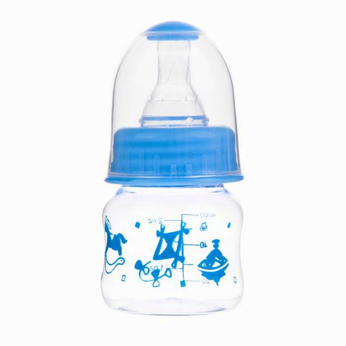 Бутылочка для кормления «Карапуз», классическое горло, 60 мл., от 0 мес., цвета МИКС артикул анонс 144998