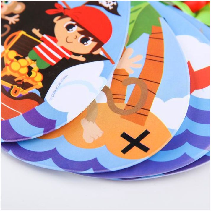 Картинка Книжка для игры в ванной «Пиратские приключения» с пищалкой (№2331390) от магазина Мир детей Товары для Новорожденных