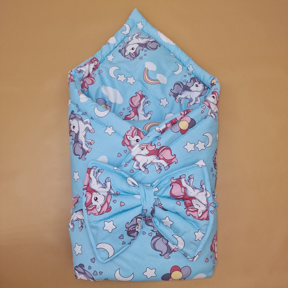 Комплект на выписку 2 пр: одеяло+бант-подушка (бязь) артикул анонс 1872б-0-2_м