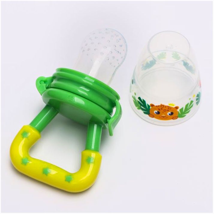 Картинка Ниблер для прикорма с силиконовой сеточкой «ТРЕНД. Леопард» (№4982290) от магазина Мир детей Товары для Новорожденных