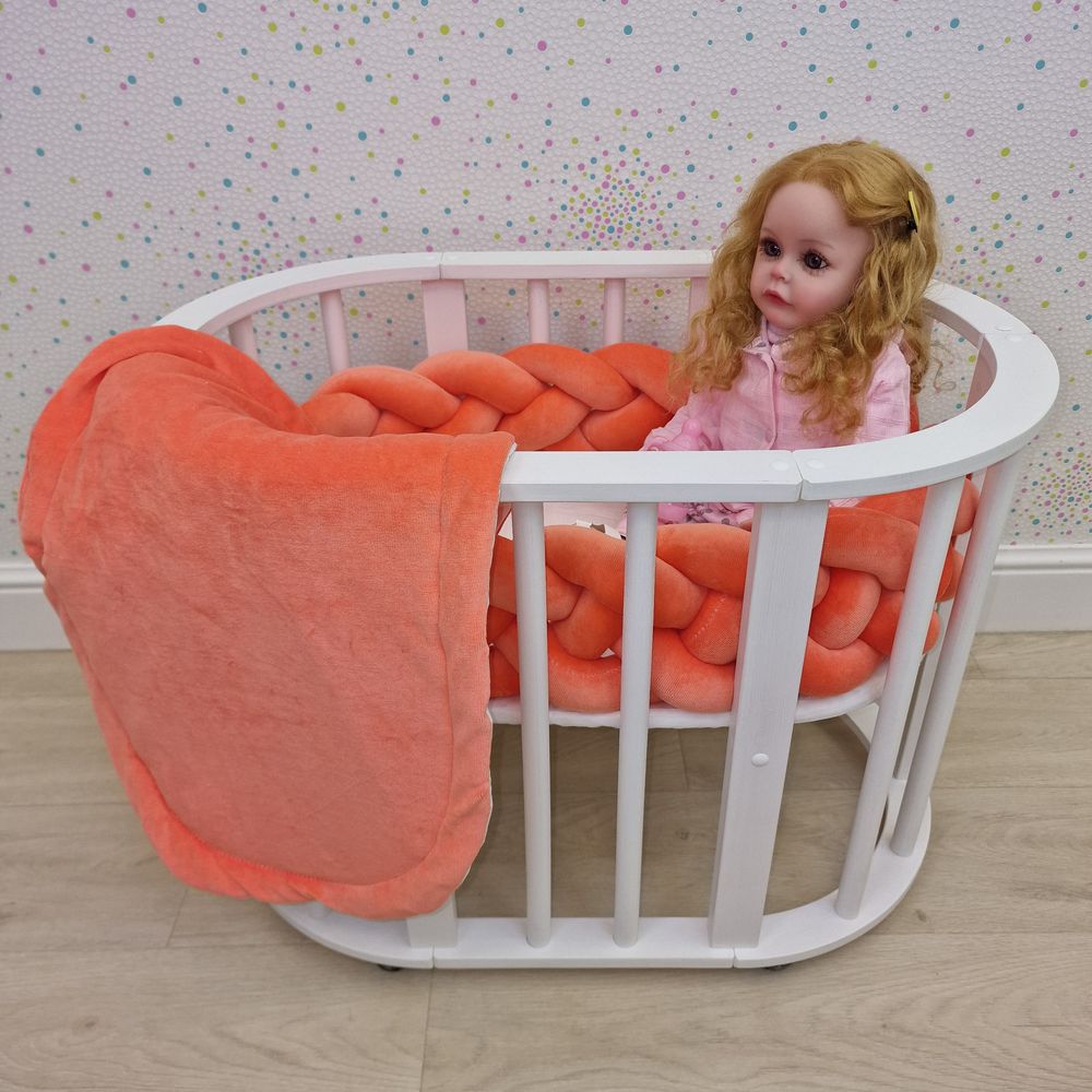 Пеленка для новорожденного с кружевами (бязь) артикул анонс КуклКПБ2_20