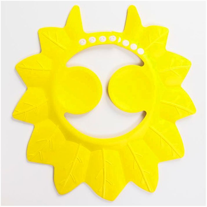 Картинка Козырек для купания «Листочки», цвет МИКС для девочки (№6913457) от магазина Мир детей Товары для Новорожденных