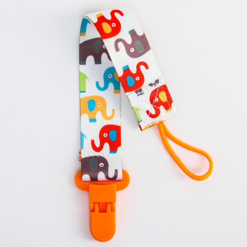 Картинка Держатель для соски - пустышки «Слоники», на ленте, 28 см. (№5421485) от магазина Мир детей Товары для Новорожденных