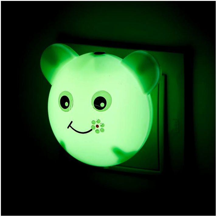 Картинка Ночник "Мишутка" 1Вт МИКС 6х4х8 см RISALUX (№4301198) от магазина Мир детей Товары для Новорожденных