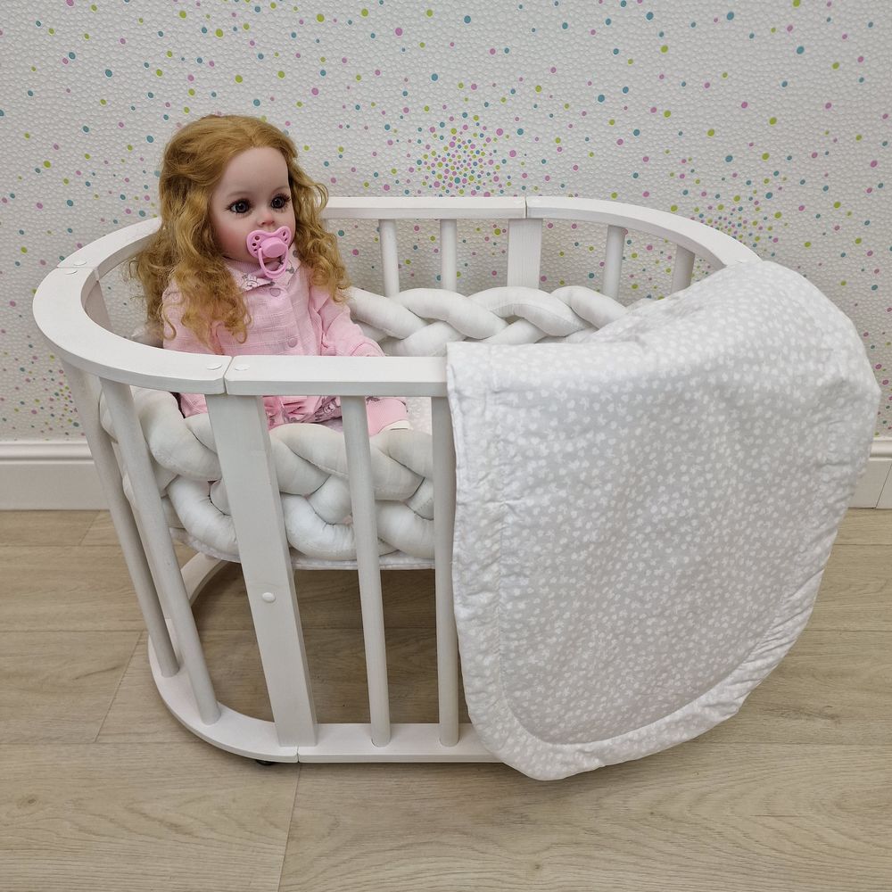 Пеленка для новорожденного с кружевами (бязь) артикул анонс КуклКПБ1_18