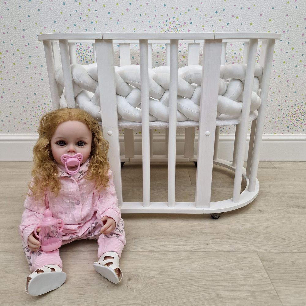 Пеленка для новорожденного с кружевами (бязь) артикул анонс КуклКПБ1_11