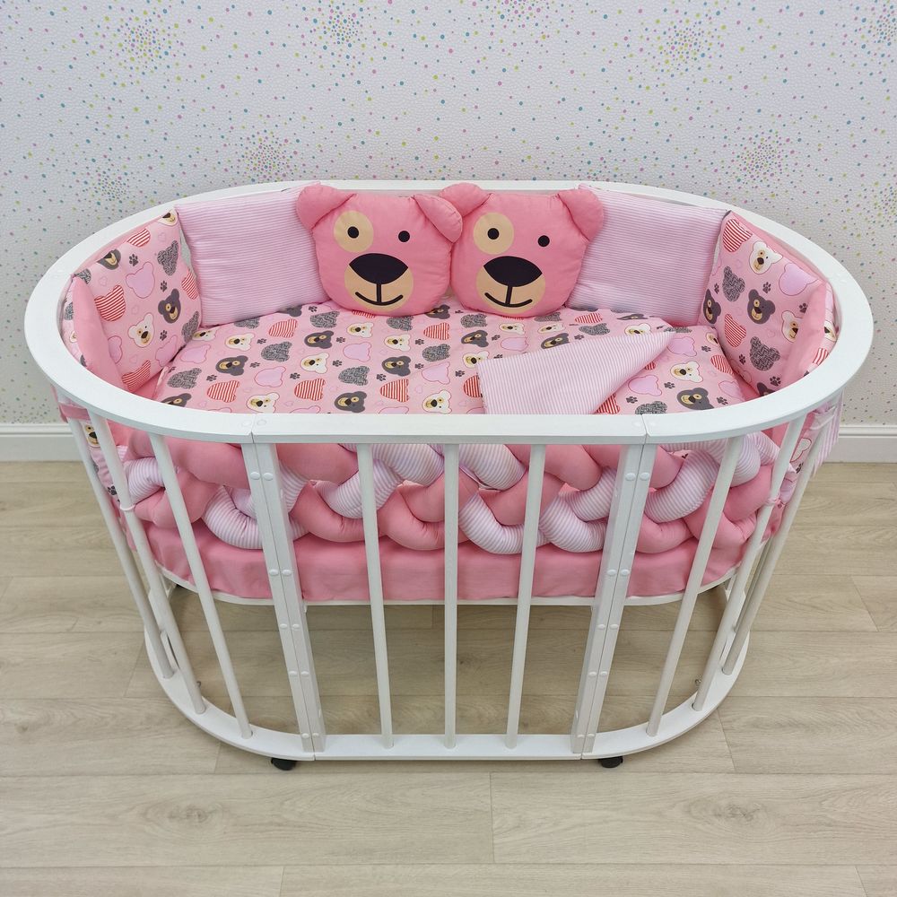 КПБ 14 пр (борт + пододеяльник + одеяло + наволочка + подушка + простынь (бязь) артикул анонс 1190-0-1бб_04