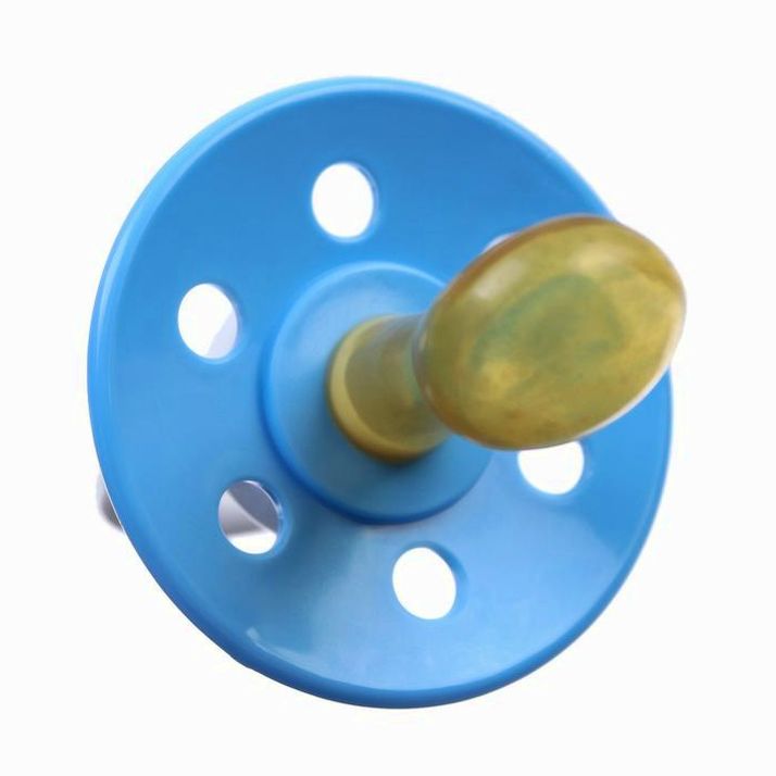 Картинка Соска-пустышка ортодонтическая, латекс, от 0 мес., цвет МИКС (№9223780) от магазина Мир детей Товары для Новорожденных