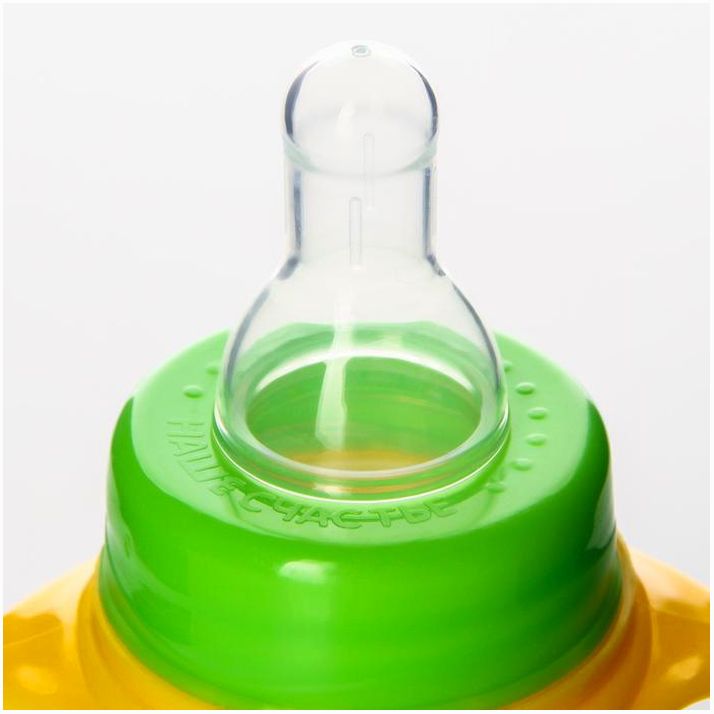 Картинка Бутылочка для кормления «Лесные друзья», классическое горло, 150 мл., от 0 мес., цилиндр, с ручками (№7987841) от магазина Мир детей Товары для Новорожденных