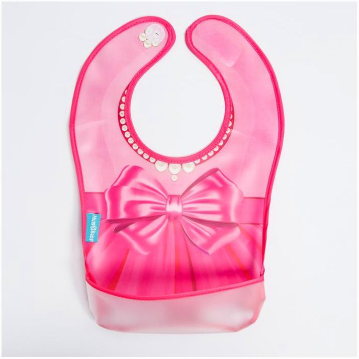 № 2237094 Нагрудник для кормления «Любимая дочка» непромокаемый на липучке, с карманом