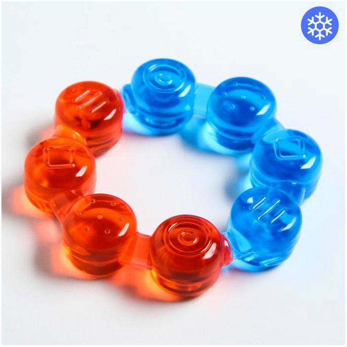 Прорезыватель охлаждающий «Кольцо», цвет МИКС, Крошка артикул анонс 553307