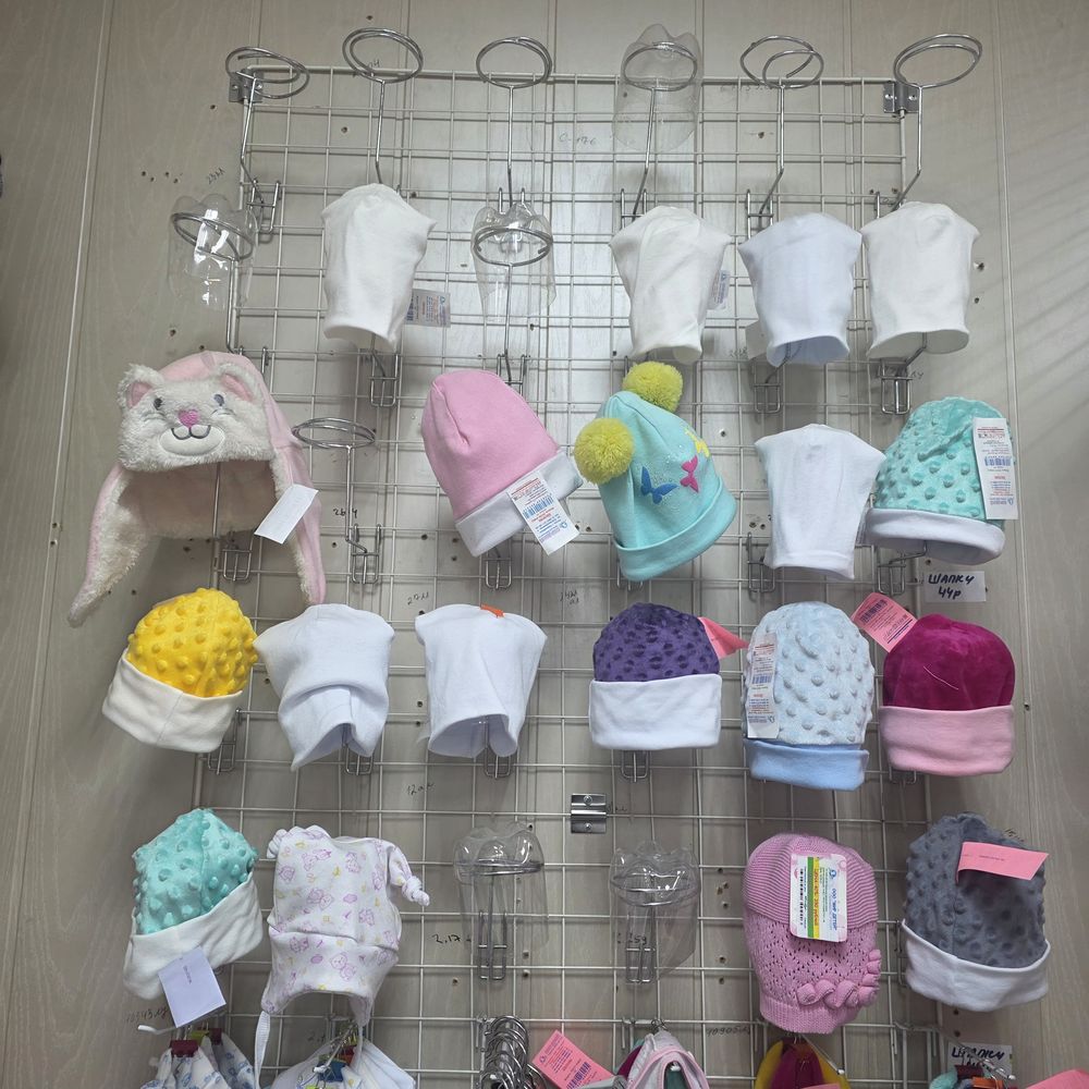 № Кр_сет_шап Крючок (кронштейн) под шапки на торговую решетку хром