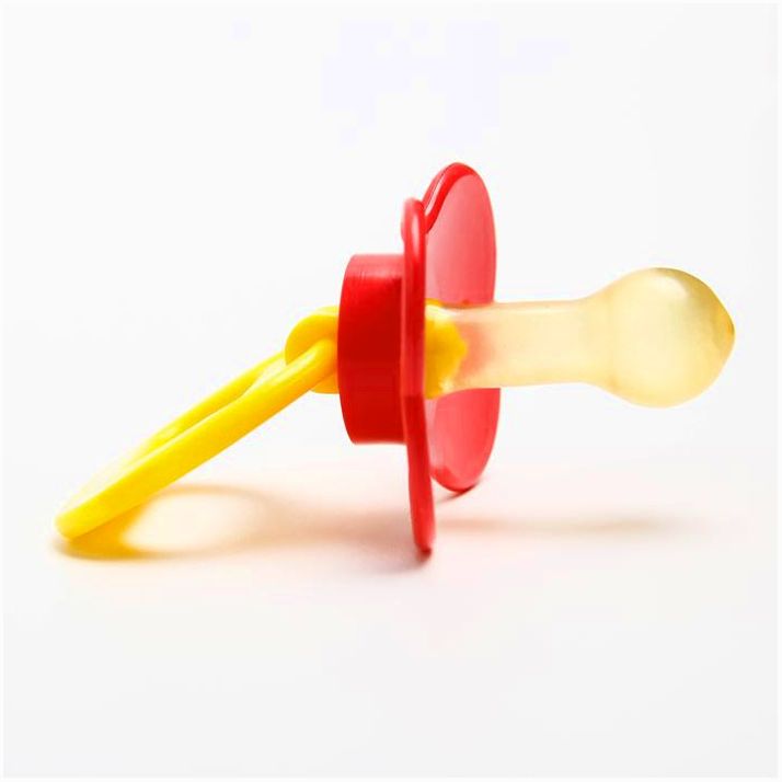 № 1476829 Пустышка латексная классическая «Цветочек» с кольцом, от 0 - 3 мес., цвета МИКС