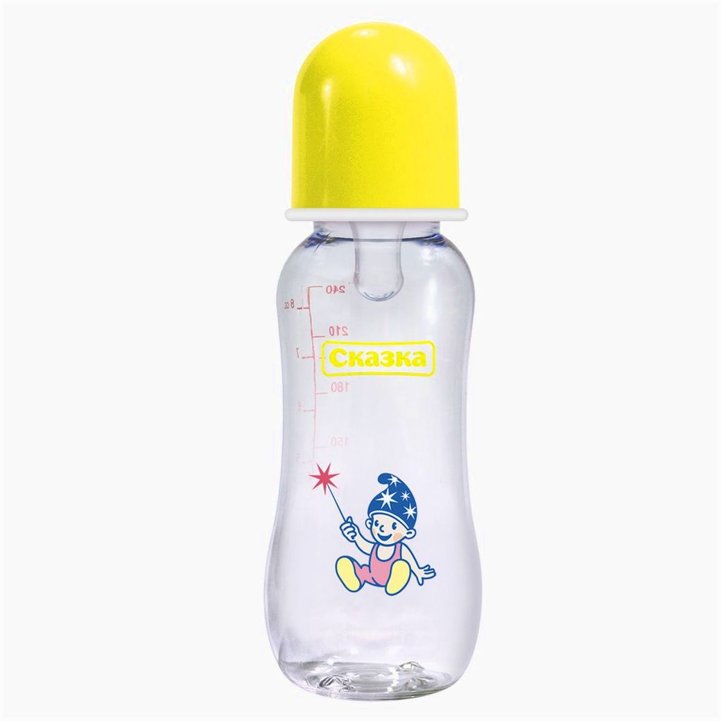 Бутылочка с талией (пластик, силиконовая соска) артикул анонс 1110С