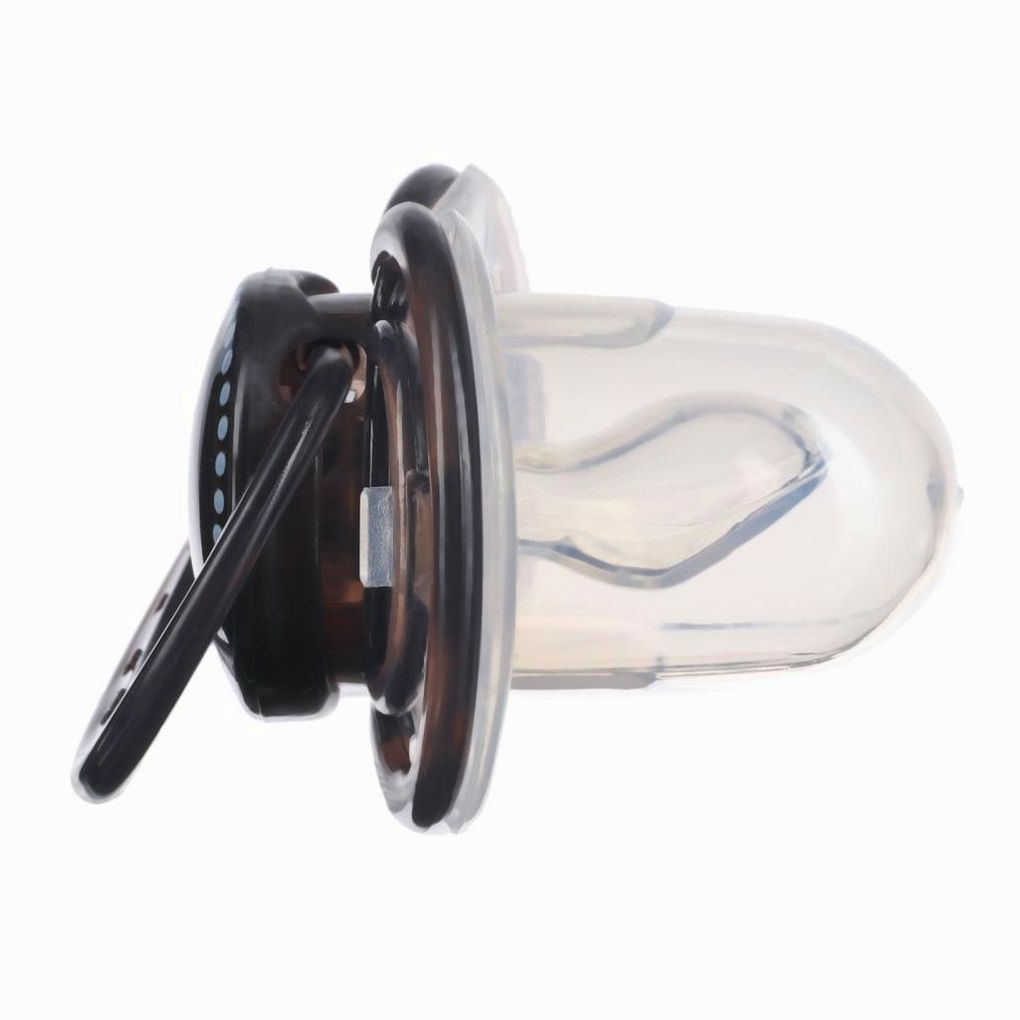 Картинка Соска- пустышка ортодотническая «Пингвинчик» с колпачком, +6 мес., черный (№10095572) от магазина Мир детей Товары для Новорожденных