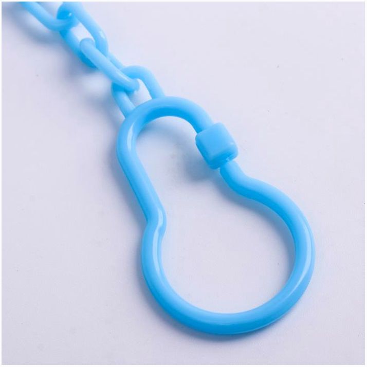 Картинка Держатель для соски - пустышки «Пингвинёнок», на цепочке,цвет голубой (№4770910) от магазина Мир детей Товары для Новорожденных