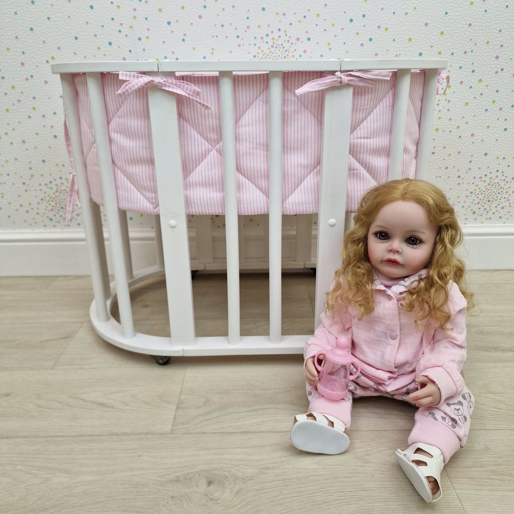 Пеленка для новорожденного с кружевами (бязь) артикул анонс КуклКПБ5_09