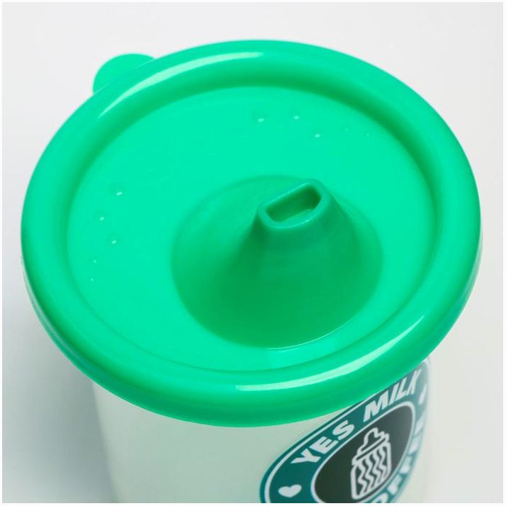 Картинка Поильник детский с твёрдым носиком Yes milk, 200 мл. (№5399885) от магазина Мир детей Товары для Новорожденных