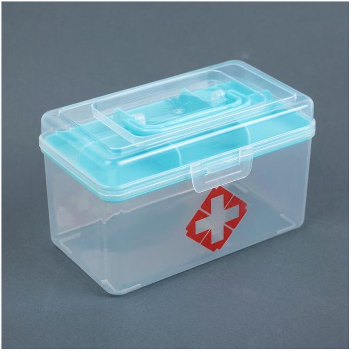 Аптечка, 15,5?9?9,5 см, цвет МИКС артикул анонс 3121636