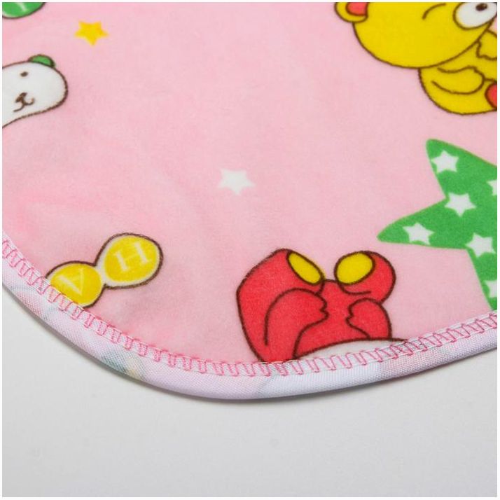 Картинка Нагрудник/слюнявчик для кормления «Для малышек» на кнопке, МИКС (№2315129) от магазина Мир детей Товары для Новорожденных