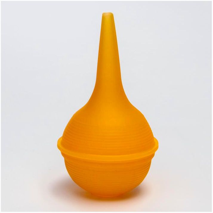 Детский назальный аспиратор - спринцовка оранжевый артикул анонс 5421476