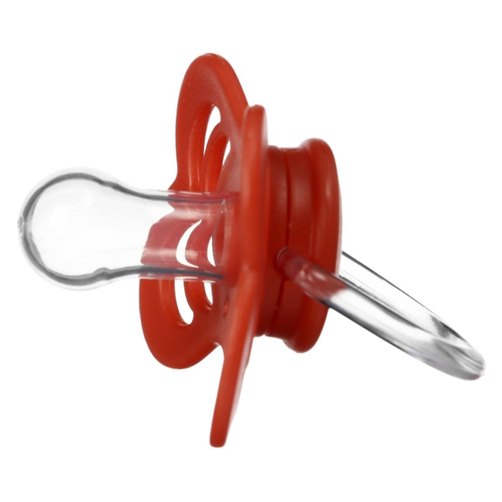 Картинка Соска - пустышка силиконовая классическая, от 0 мес., с колпачком, цвет вишневый (№9887467) от магазина Мир детей Товары для Новорожденных