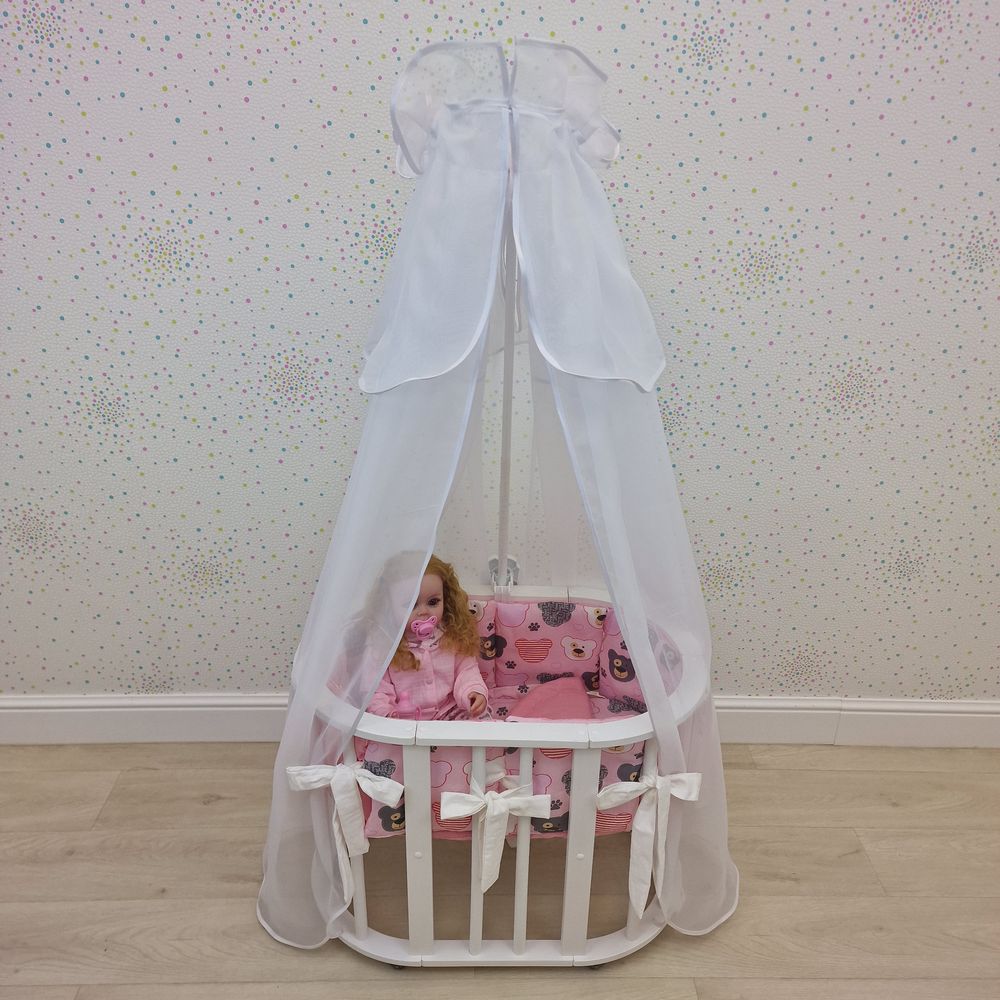 Пеленка для новорожденного с кружевами (бязь) артикул анонс КуклКПБ3_08