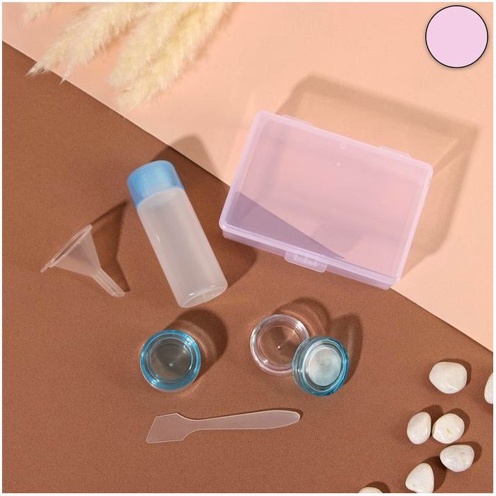 Набор для хранения, в футляре, 5 предметов, цвет МИКС артикул анонс 4421069