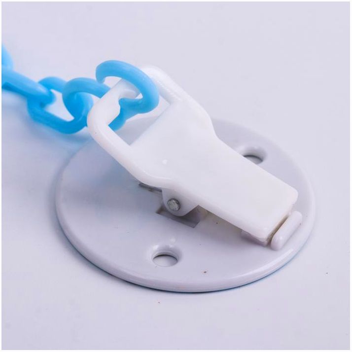 Картинка Держатель для соски - пустышки «Пингвинёнок», на цепочке,цвет голубой (№4770910) от магазина Мир детей Товары для Новорожденных