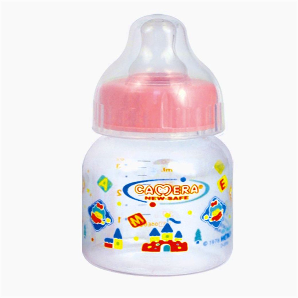 Картинка Бутылочка классическая с рисунком "Джунгли/Арктика" (пластик, силикоовая соска) (№51143К) от магазина Мир детей Товары для Новорожденных