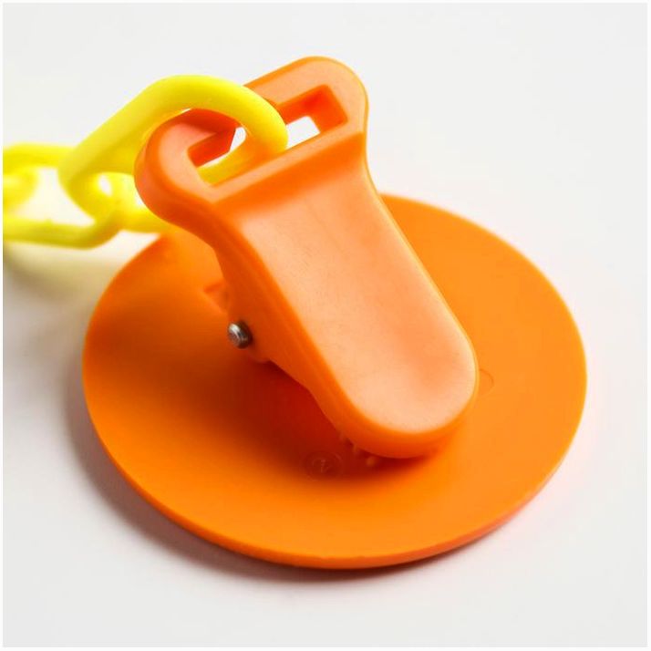 Картинка Держатель для соски - пустышки «Лисёнок», на цепочке (№4734596) от магазина Мир детей Товары для Новорожденных