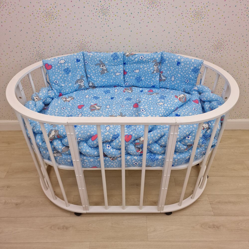 КПБ 10 пр (борт + пододеяльник + одеяло + наволочка + подушка + простынь (бязь) коса артикул анонс 1154-0-1бб_03