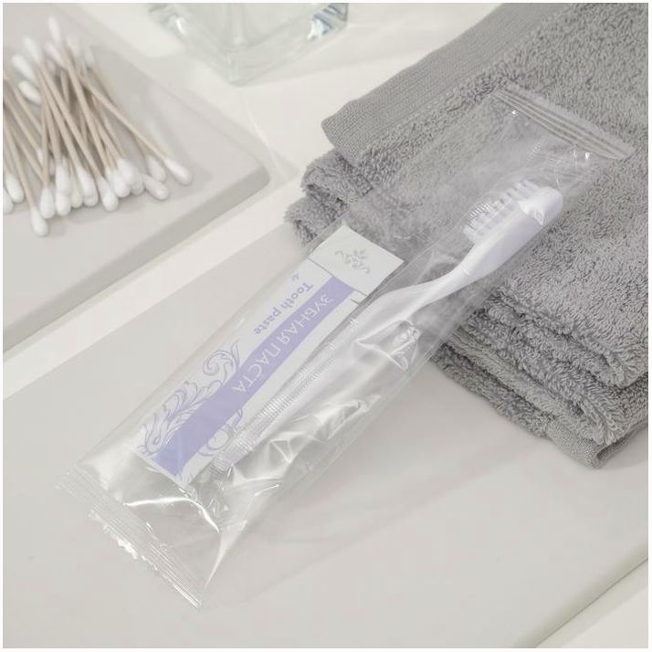 № 4894535 Зубной набор, щетка 14 см + зубная паста 4 г