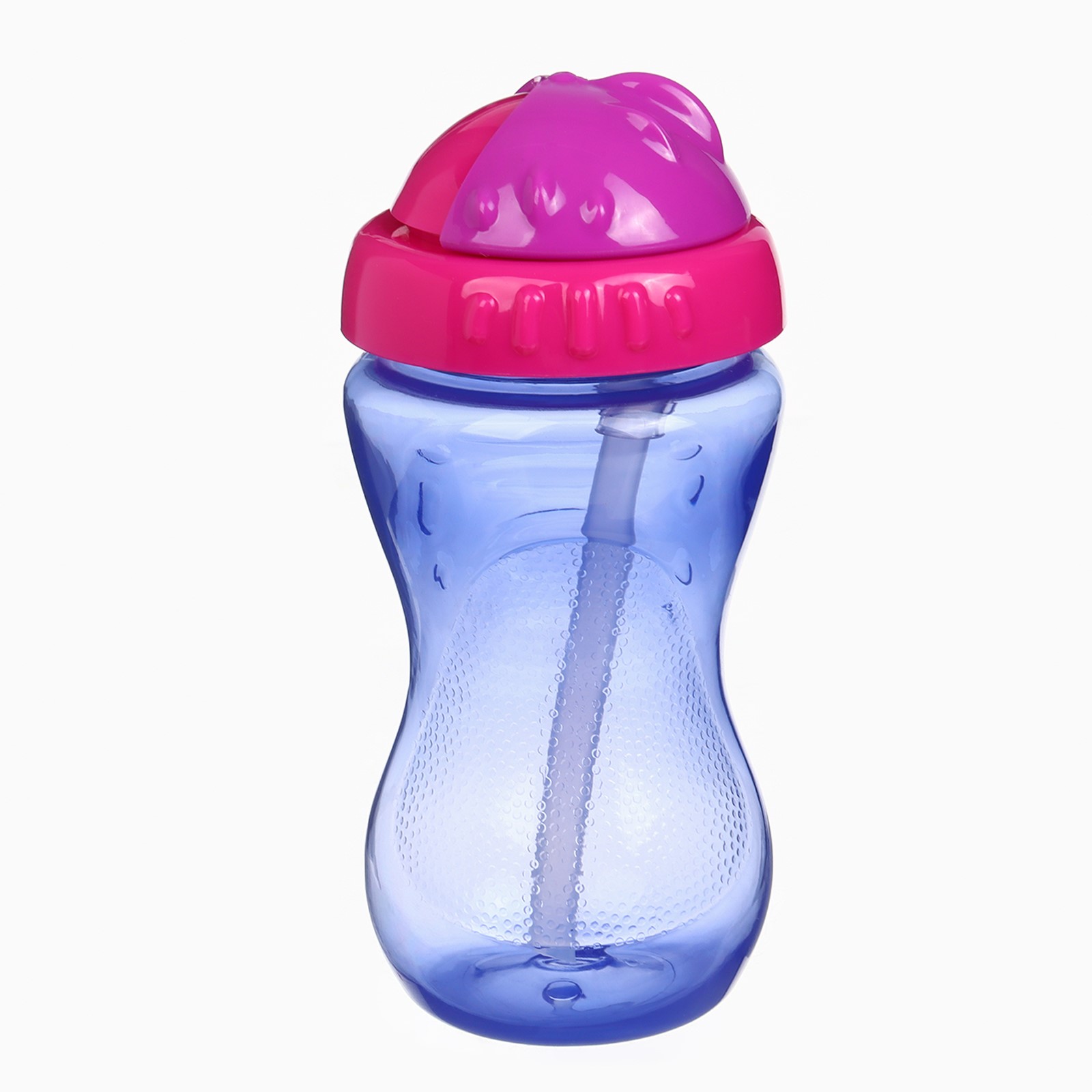 Картинка Поильник с силиконовой трубочкой, 340 мл., цвет Фуксия (№10792858) от магазина Мир детей Товары для Новорожденных
